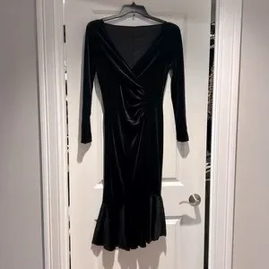 SHEIN | Dresses | Velvet Black Tight Dress | Poshmark